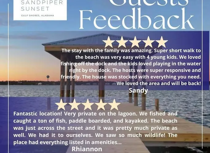 5-star Location L Steps2beach L Lagoon Front Apartment Gulf Shores